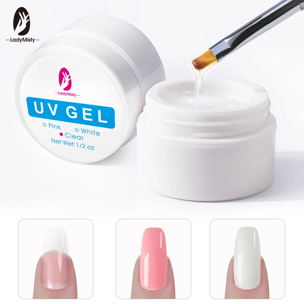 

3 Colors Nail Extension Gel Nail Art Builder Gel For Finger Extensions UV Gel Polish Forms For Nail Extension Nail Art Varnish