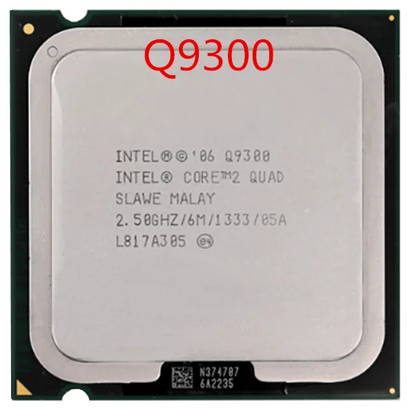 latest processor free shipping Original lntel 2 Quad Q9300 Processor 2.5GHz /6MB Cache/ FSB 1333 Desktop LAG 775 CPU cpu core