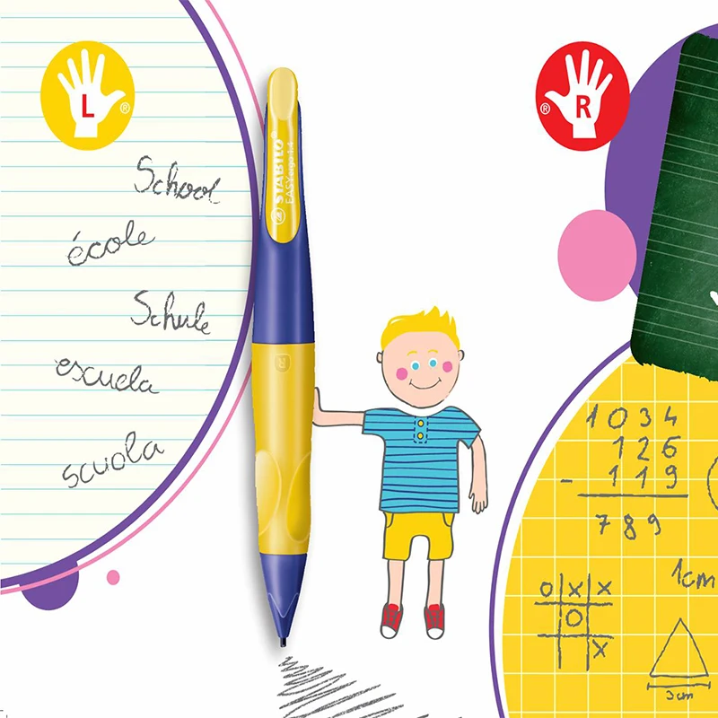 Фото Механический карандаш STABILO Easy EASYergo для правой руки, 1,4 мм-ультрамарин №3