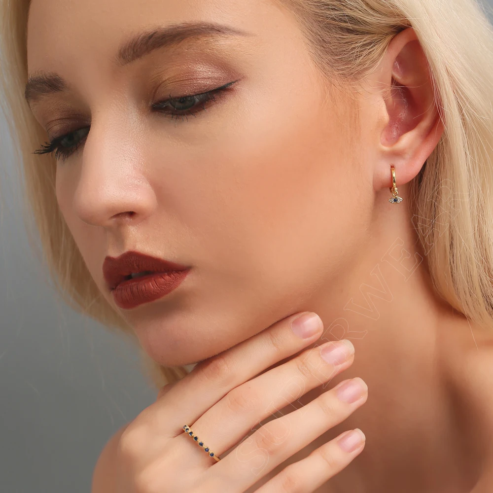 SUPERWEAR сглаза висячие серьги с камнями желтое золото цвет свисающие слоистые серьги массивные корейские Ювелирные изделия Подарки для девочек