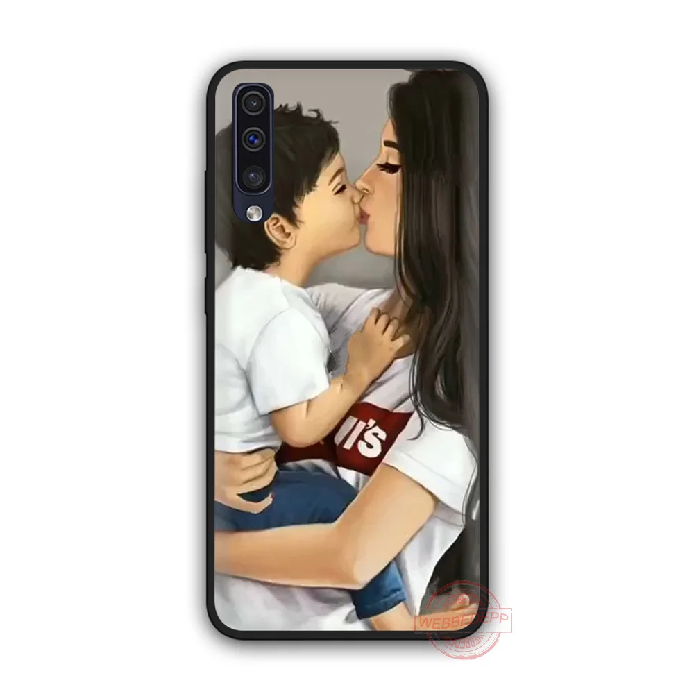 8 WEBBEDEPP мама и дочь рисунок мягкий чехол для телефона для samsung A10S A6 7 8 9 A10 20 A40 A50 A60 A70S M10 M20 30 - Цвет: 8