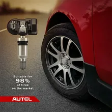 Autel MX-sensor 1-sensor(Ввинчиваемый) 315+ 433MHz OE-Level транспортные средства с металлическими вентилями для TPMS автомобильных шин давление
