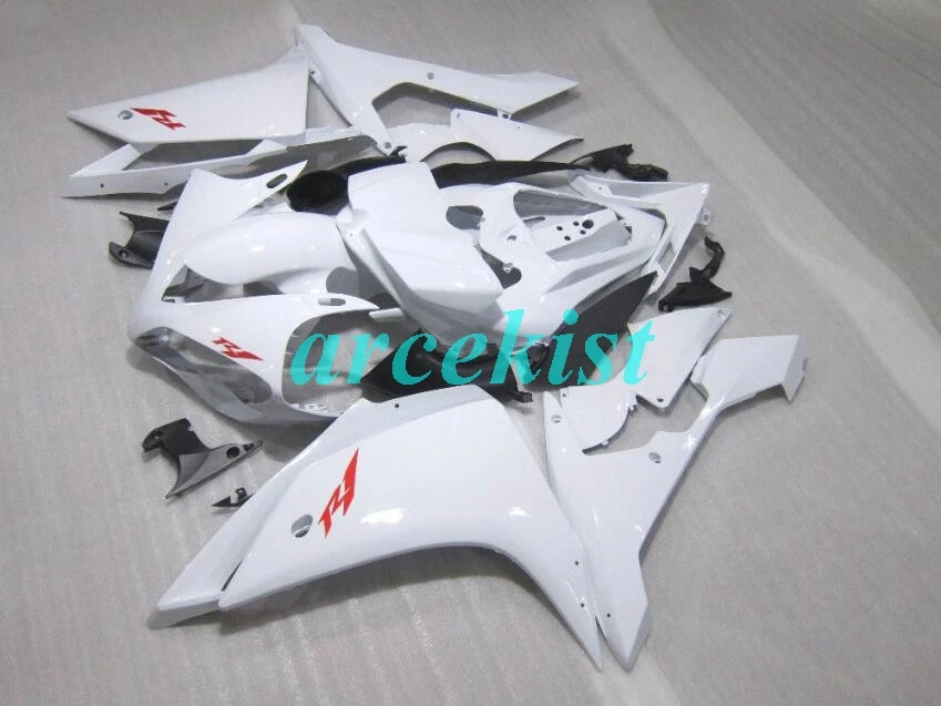 4 подарки ABS прессформы Мотоцикл Обтекатели подходит для Yamaha YZF-1000-R1 2007 2008 07 08 обтекатель кузова набор на заказ белый