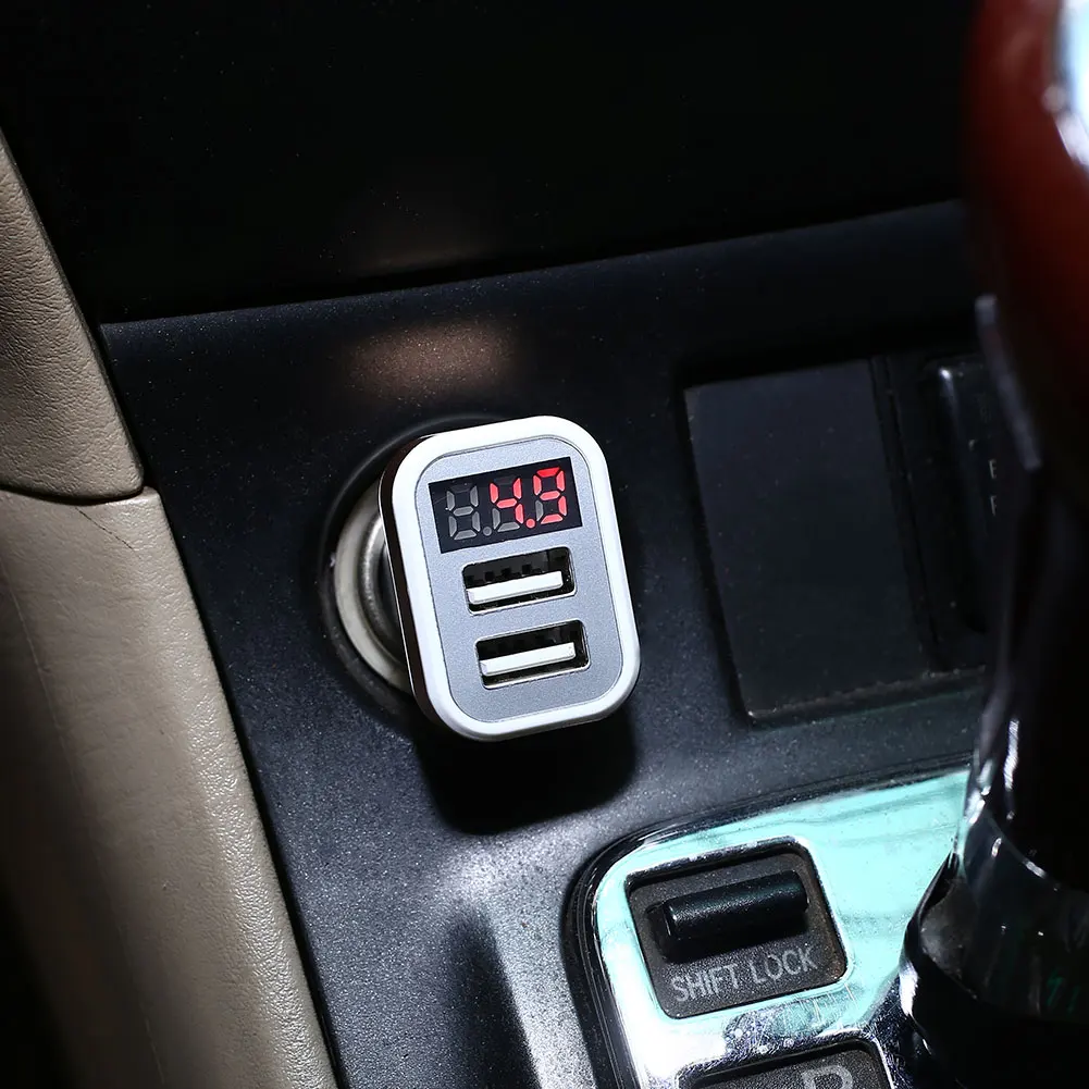 2.1A автомобильное зарядное устройство портативные автомобили Dual USB для Htc Прямая поставка