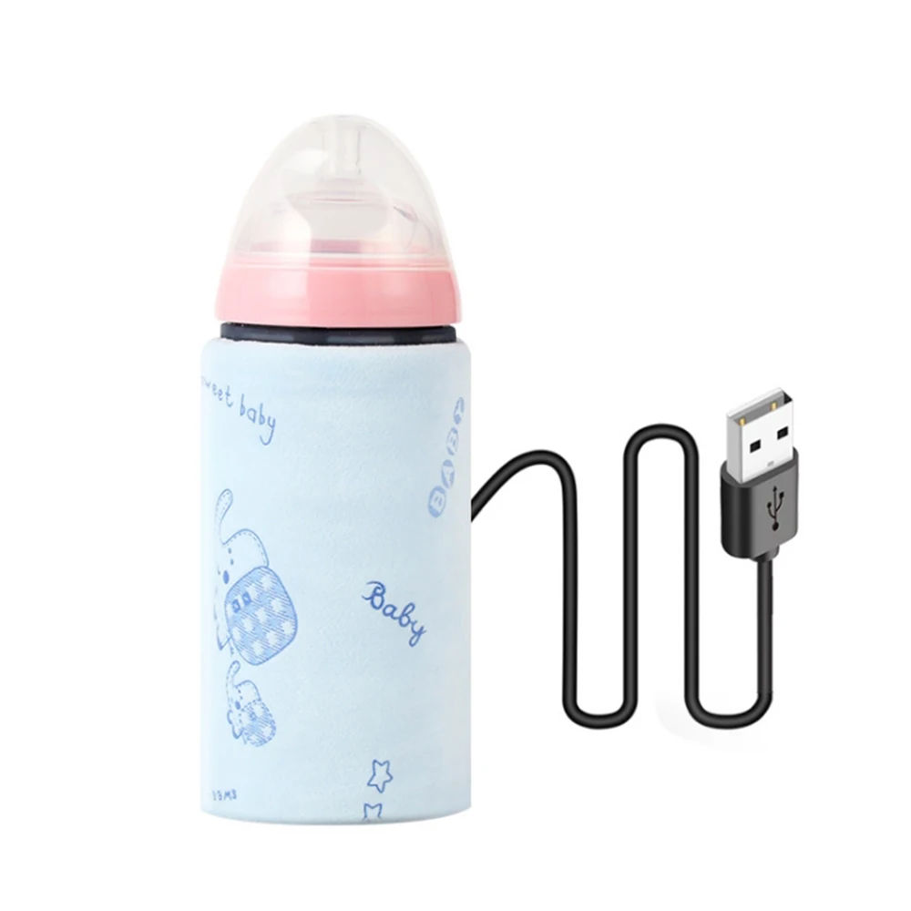 USB грелка для детских бутылочек, переносная грелка для путешествий, бутылочка для кормления младенцев, термостат с подогревом, подогреватель пищи