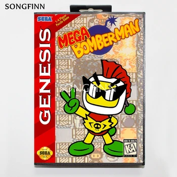 

16 bit MD Memory Card With Box for Sega Mega Drive for Genesis Megadrive - Mega Bomberman