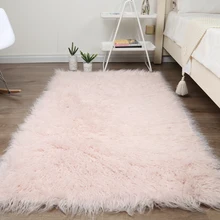 Длинный пушистый круглый ковер имитация пляжного шерстяного ковра кровать ковер коврик в форме облака кудрявый коврик плюшевое оконное одеяло