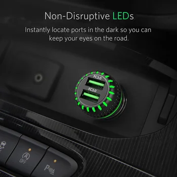 

TIOODRE Cigarette Lighter Socket 36w Black Car Charger Double USB LED Universal Fast Charging Car Accessory New 2020