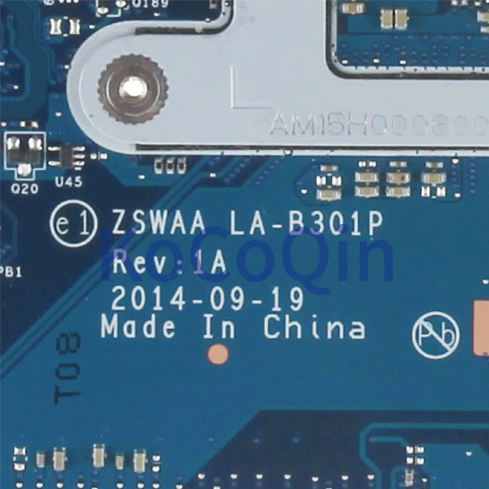 Finest  KoCoQin Laptop motherboard For TOSHIBA Satellite C55T I5 Mainboard LA-B301P