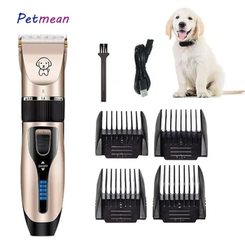 

Safety upgrade multi-mode rechargeable pet dog and cat trimmer, animal grooming, low noise hair clipper, razor, electric clipper
