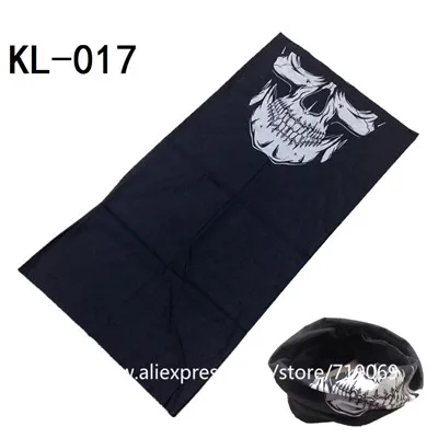 Skull Series Bandanas Sport Bicycle Motorcycle Variety Turban Magic Headband Veil Multi Head Scarf Scarves Face Mask Wrap mens navy scarf