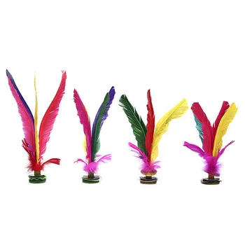 

10 Pack Kick Shuttlecock Chinese Jianzi Colorful Feather Foot Sports Outdoor Toy Game Shuttlecock Exercise Leg Muscle Strength
