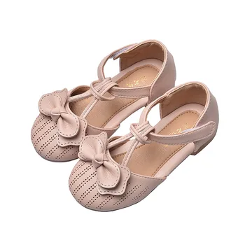 

Girls Sandals 2020 Spring Summer New Girls Baotou Sandals Big Children's Bow Princess Shoes Wild Thick Sole Shoes D131