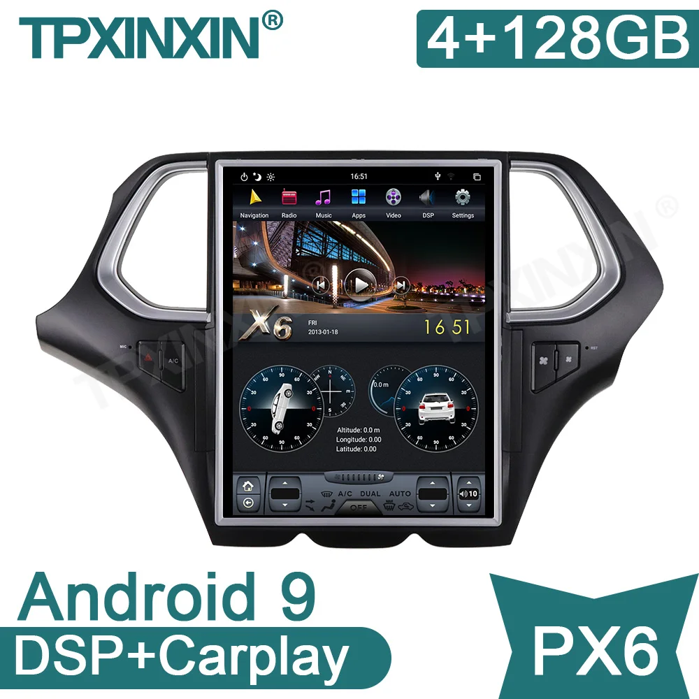 

Автомобильный мультимедийный плеер, Android 9,0, 4 + 128G, для GAC Trumpchi GS4, GPS-навигация, аудио, радио, автомагнитола