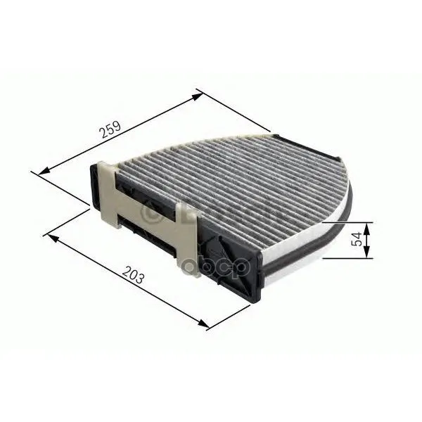 Фильтр Салона Mb W202/T202/W210/T210/C208/R170 All 93 Bosch арт. 1987432301