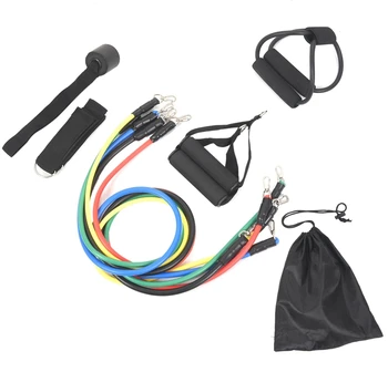 

Pilates Tubing Expanders Exercise Tubes Practical Strength Resistance Band Sets Fitness Equipment