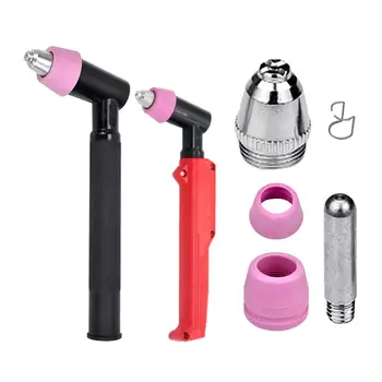 

SG55 AG60 Plasma Cutting Torch Nozzle Tip Round Handle Cutting Torch Head Welding Nozzles Electrode Protective Cover Tool Parts