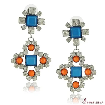 

Europe and the United States jewelry geometric claw chains earrings set auger earrings accessories wholesale