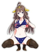 Kantai Collection Kancolle Anime Vinyl Decal Sticker Car Truck Manga Laptop