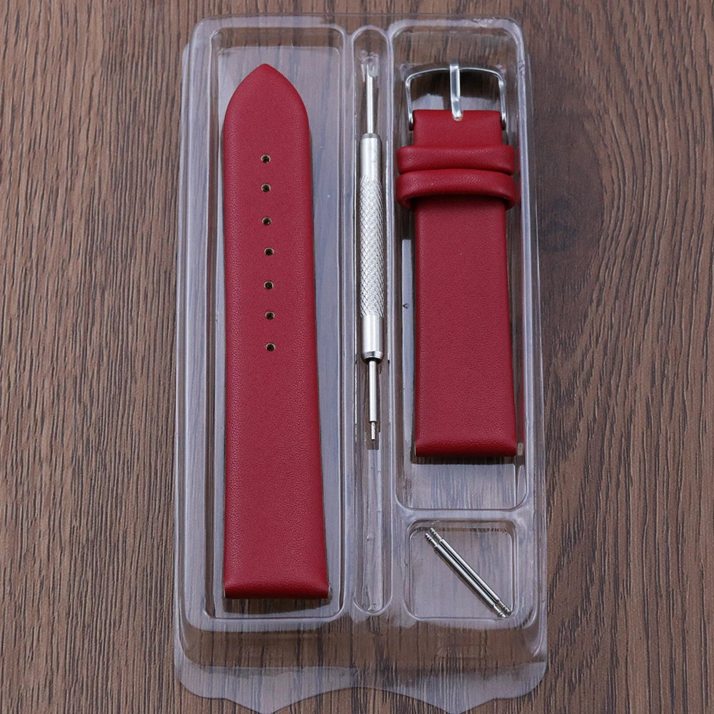 Premium Genuine Leather Watch Strap - Various Sizes Available - Wholesale Packaging Included