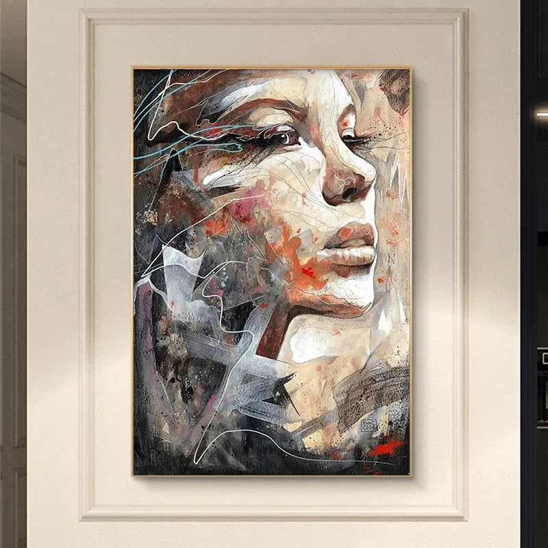 

100% Hand-Painted Oil Painting Figures Abstract Beautiful Women On Canvas With Modern Decor Wall Paintings Home Decoration