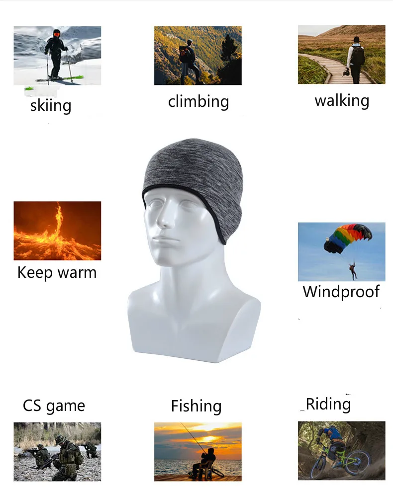 WOYYHO, уличные, Женский хвостик, флисовые шапки для бега, зимние, теплые, спортивные, ветрозащитные, для велосипеда, катания на лыжах, пеших прогулок, велосипедная шапка, теплая, s