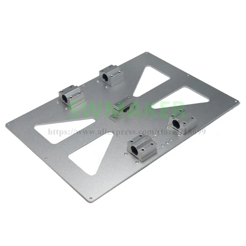 Запчасти для 3D-принтера Prusa i3 V2 PYP300 Z настольная алюминиевая основа пластина Поддержка 200*300 мм Горячая кровать