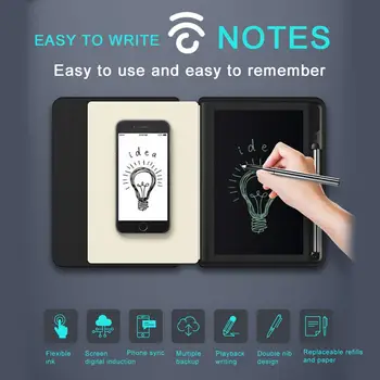 

Smart Handwriting Notebook Students Reusable Erasable Notebook Cloud Flash Storage For School Office Supplies App Connection