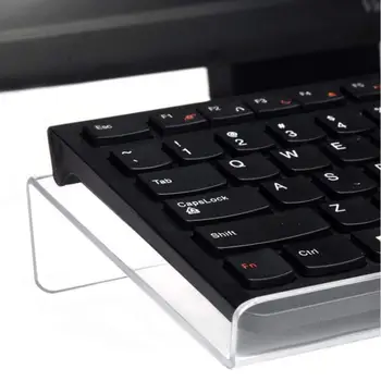 

Office Home Computer Keyboard Tilted Ergonomic Holder Acrylic Heighten Stand