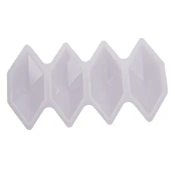 

Crystal Epoxy Resin Mold Hexagonal Jewelry Casting Silicone Mould DIY Craft Tool