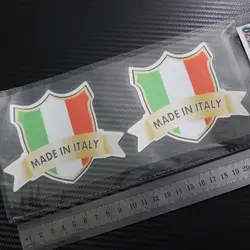 Sixsub Италия эмблема щит отражательные переводные наклейки водонепроницаемый солнцезащитный крем 2 шт