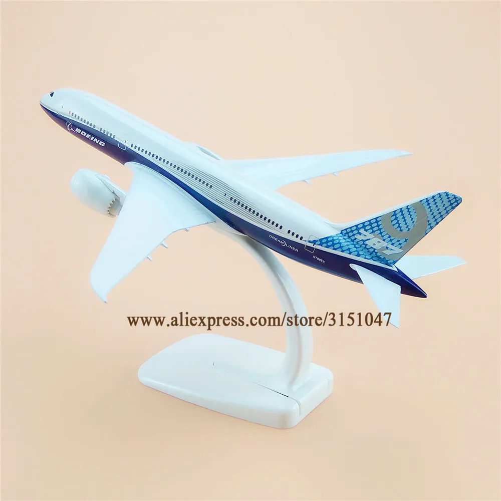 20 см воздуха прототип Boeing 787 B787-9 авиакомпаний модель самолета сплав металла литья