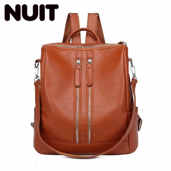 

Female Backpacks Sac A Dos Mochila Feminina Women Leather Backpacks High Quality Ladies Bagpack Preppy Style Vintage Bagpack