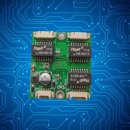 38*34 мини-слабый ток коробка сетевой проводки коробка 5V 12V 4-Порты и разъёмы 3-сторонний выход сетевой коммутатор модуль