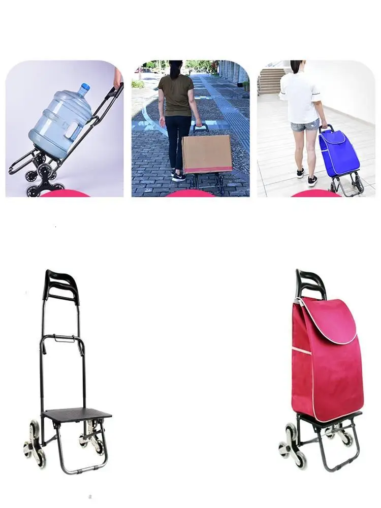 La Compra Pieghevole Carrito De Carro Storage Table Shopping Trolley Mesa Cocina Carrello Cucina Chariot Roulant Kitchen Cart