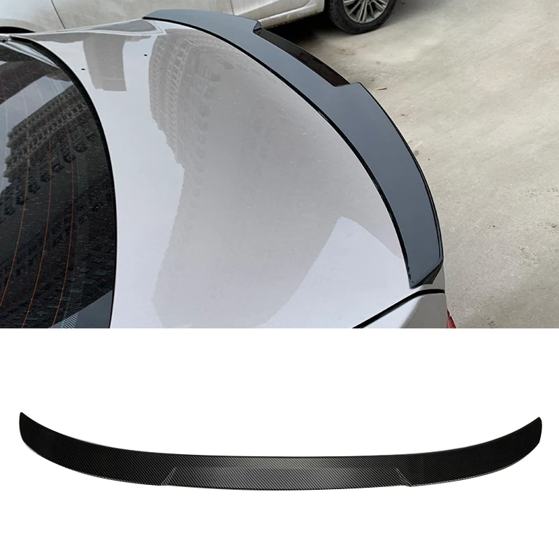 

New Car Carbon Fiber Rear Trunk Spoiler Wing Boot Lip For BMW F30 F35 F80 M3 4 Door Sedan M4 Style Auto Accessories Car Styling