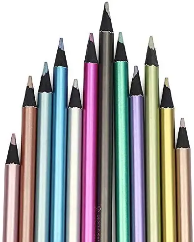 Ninja Pencils: Set of 12 black wood pencils.