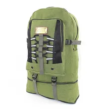 Стиль Спорт на открытом воздухе путешествия повышение рюкзак большой емкости Ретро Холст Пешие прогулки Альпинизм сумка