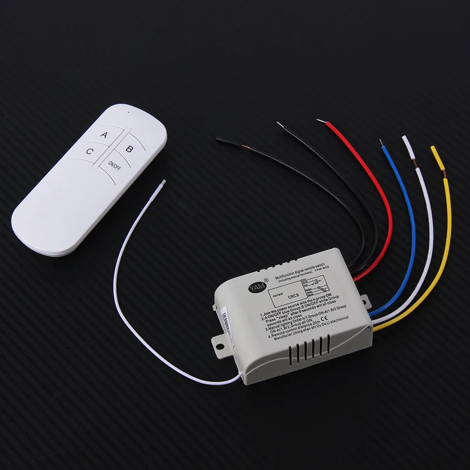 Wireless Remote Control Switch for Home Lighting