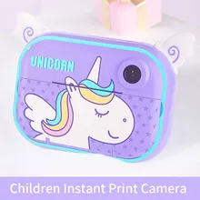 Children Camera 1080P 12MP Instant Print Camera Digital Camera With Thermal Photo Paper Toys Camera for Kids Birthday Gifts