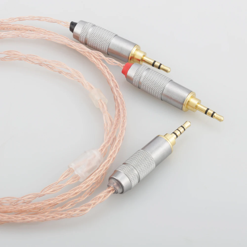 Audiocrast 8Cores 6N OCC Copper 2 5MM TRRS Balanced Plug Headphone Upgraded cable for SUNDARA he400i he400s HE560