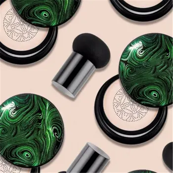 

Hot sale Air Cushion BB Cream Waterproof Brighten Moisturizing Concealer Foundation Mushroom Sponge