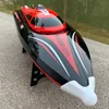 US STOCK TKKJ Remote Control Racing Boat Speed Fast 35km/h 2.4G 4CH H101 H106  for Hobbies Kids Adults on Lake Pool Seas 1