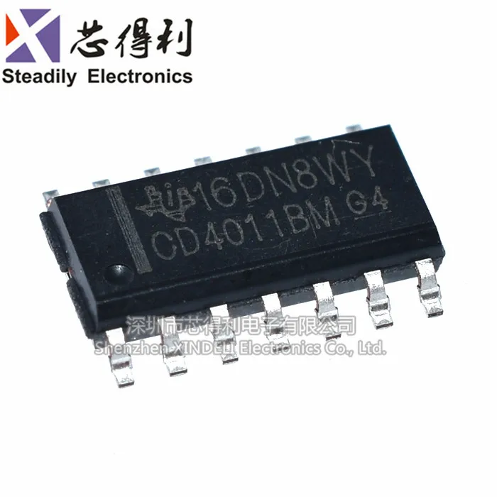 10 шт./лот Новый Cd4011 Cd4011bm логическая схема Sop14 | Электронные компоненты и