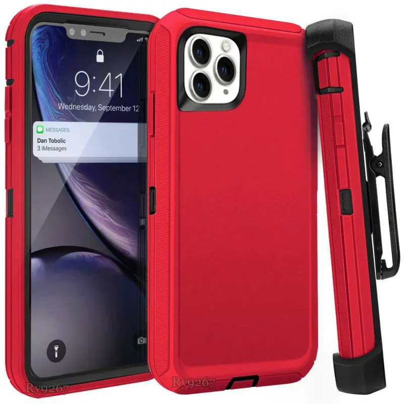11 pro max Чехлы для IPhone 11 pro/11 с задней клипсой многослойная карта памяти Prote - Цвет: 11 pro max