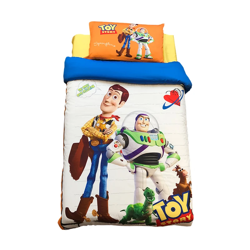 Disney Kids Duvet Cover Set Toy Story Woody Buzz 3d Print Bedding For