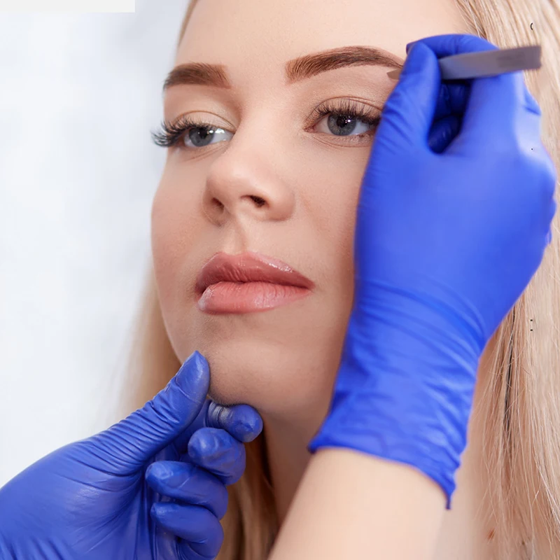 Najtaniej 100 sztuk jednorazowe rękawice nitrylowe rękawice gumowe lateks na domowe jedzenie laboratorium gumowe rękawice do czyszczenia wielofunkcyjny narzędzia do domu