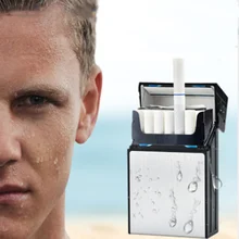 Креативный персональный пластиковый чехол для сигарет, модный мужской держатель для табака, карманная коробка, контейнер для хранения, подарочная коробка