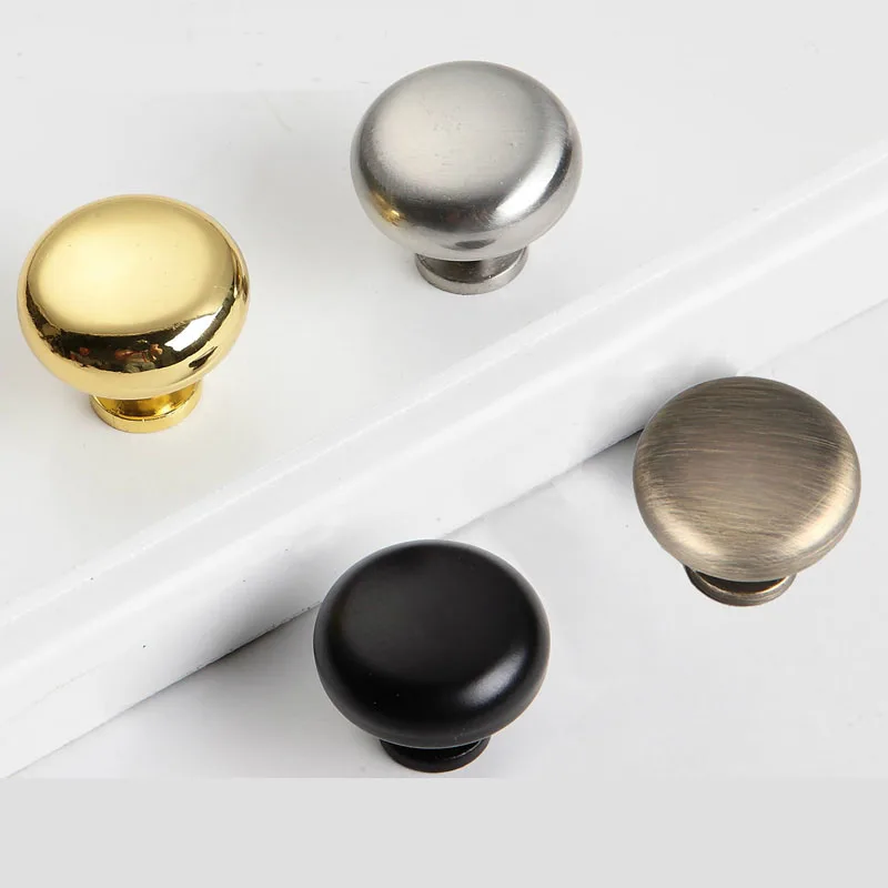 1PCS Modern Simple Zinc Alloy Round Cabinet Handle and Knobs Cupboard Door Drawer Pulls Furniture Hardware | Обустройство дома
