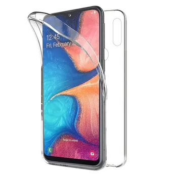 

TBOC case for Samsung Galaxy A20e [5.8 "]-Case [Clear] Full [Silicone TPU] double Face [360 Degree] Mobile